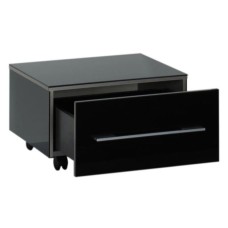 Тумба подкатная черный 57 см Aquanet Нота 00170731