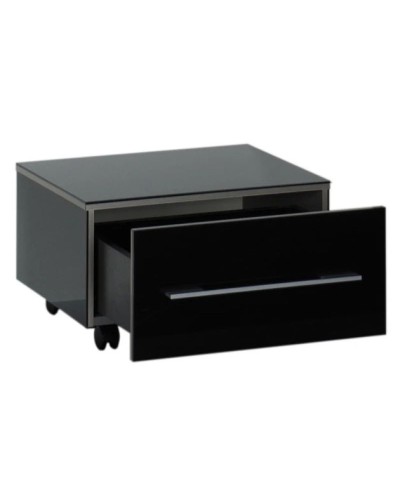 Тумба подкатная черный 57 см Aquanet Нота 00170731