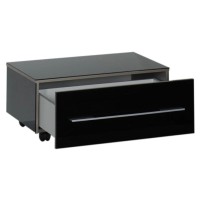 Тумба подкатная черный 74 см Aquanet Нота 00170732