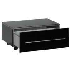 Тумба подкатная черный 74 см Aquanet Нота 00170732