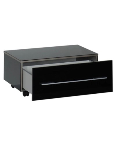 Тумба подкатная черный 74 см Aquanet Нота 00170732