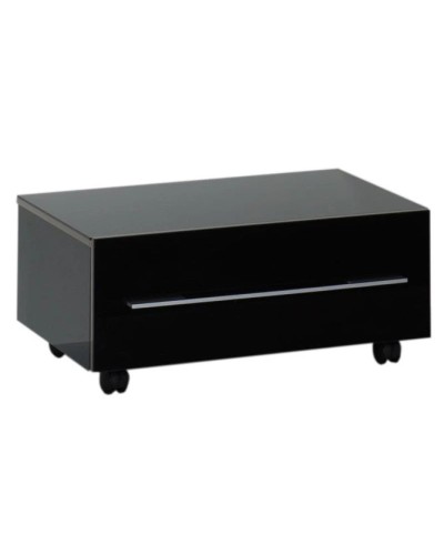 Тумба подкатная черный 74 см Aquanet Нота 00170732