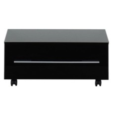 Тумба подкатная черный 74 см Aquanet Нота 00170732