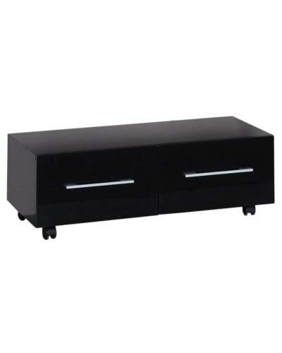 Тумба подкатная черный 89, см Aquanet Нота 00170733