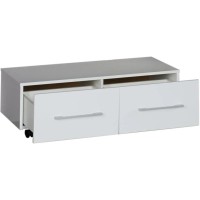 Тумба подкатная белый 99,2 см Aquanet Верона 00175401