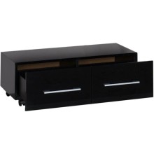 Тумба подкатная черный 89,2 см Aquanet Верона 00172338