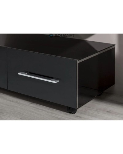 Тумба подкатная черный 89,2 см Aquanet Верона 00172338