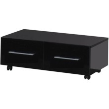 Тумба подкатная черный 89,2 см Aquanet Верона 00172338