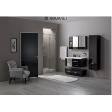 Тумба подкатная черный 89,2 см Aquanet Верона 00172338
