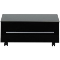 Тумба подкатная черный 74 см Aquanet Верона 00175398