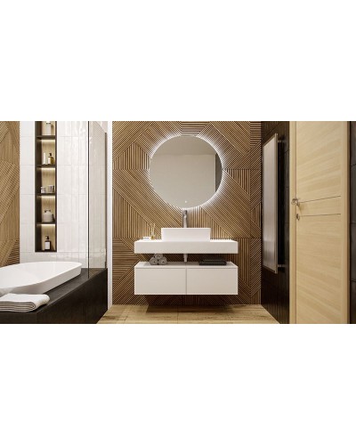 Тумба Velvex Unique Unit 50 tpUNI.50.H27.Y-223 подвесная Белый лед