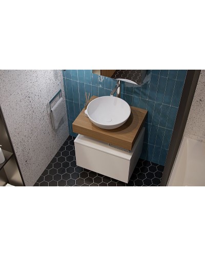 Тумба Velvex Unique Unit 60 tpUNI.60.H40.Y.VY-223 подвесная Белый лед