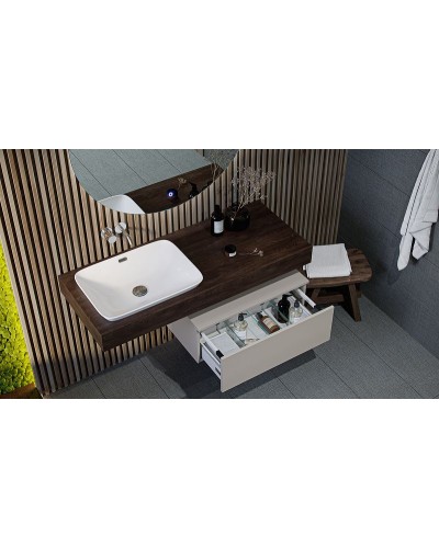 Тумба Velvex Unique Unit 80 tpUNI.80.H27.Y-211 подвесная Белая матовая