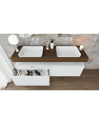 Тумба Velvex Unique Unit 80 tpUNI.80.H40.Y.VY-223 подвесная Белый лед