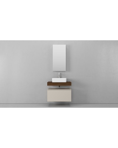 Тумба Velvex Unique Unit 80 tpUNI.80.H40.Y.VY-211 подвесная Белая матовая