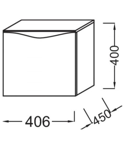 Тумба нежно-розовый матовый 41,2 см Jacob Delafon Stillness EB2005-M71