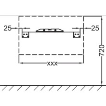 Тумба нежно-розовый матовый 41,2 см Jacob Delafon Stillness EB2005-M71