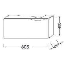 Тумба нежно-розовый матовый 81,1 см Jacob Delafon Stillness EB2004-M71