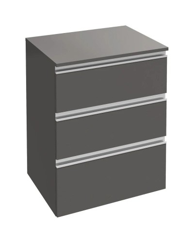 Комод серый антрацит глянец 60,1 см Jacob Delafon Vox EB2065-RA-442