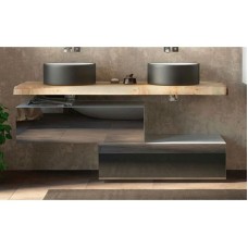 Тумба антрацит/белый 96 см Velvex Felay tpFEL.95-42.21