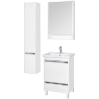 Тумба белый глянец 55 см Акватон Капри 1A231003KP010