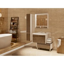 Тумба белый глянец/таксония темная 76 см Акватон Капри 1A231103KPDB0