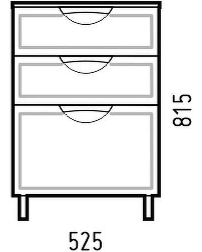 Комод Corozo Монро 50 Z3 SD-00000781 Белый
