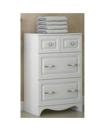 Комод белый глянец 55,5 см Corozo Классика SD-00000329