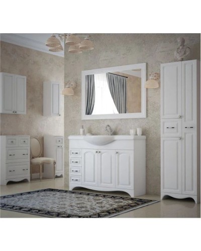 Комод белый глянец 55,5 см Corozo Классика SD-00000329