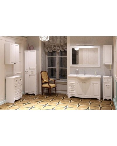 Комод белый глянец 55,5 см Corozo Классика SD-00000329