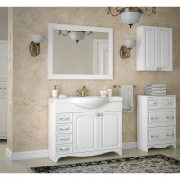 Комод белый глянец 55,5 см Corozo Классика SD-00000329