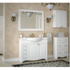 Комод белый глянец 55,5 см Corozo Классика SD-00000329