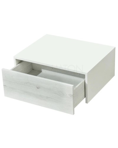 Тумба белый глянец/ольха наварра 60,4 см Акватон Сакура 1A220403SKW80