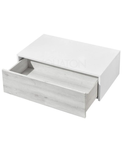 Тумба белый глянец/ольха наварра 79,7 см Акватон Сакура 1A236603SKW80