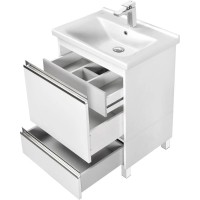 Тумба белый глянец 55 см Акватон Капри 1A231003KP010