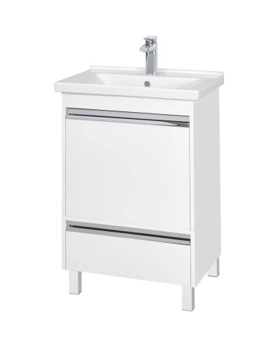 Тумба белый глянец 55 см Акватон Капри 1A231003KP010