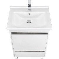 Тумба белый глянец 55 см Акватон Капри 1A231003KP010