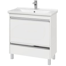 Тумба белый глянец 76 см Акватон Капри 1A231103KP010