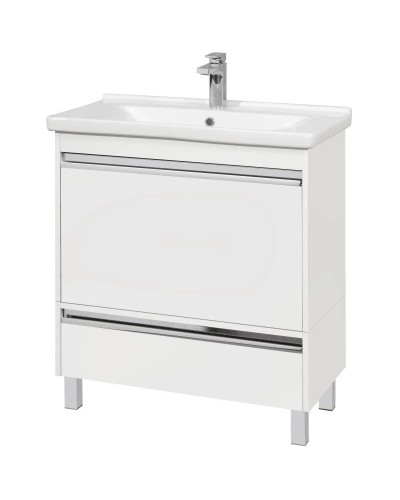 Тумба белый глянец 76 см Акватон Капри 1A231103KP010