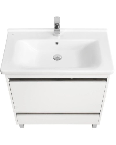 Тумба белый глянец 76 см Акватон Капри 1A231103KP010