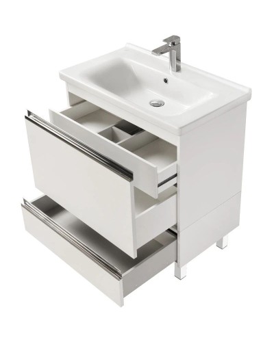 Тумба белый глянец 76 см Акватон Капри 1A231103KP010