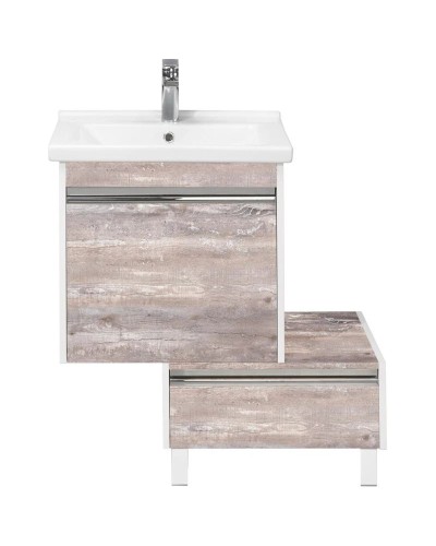 Тумба белый глянец/бетон пайн 76 см Акватон Капри 1A231103KPDA0