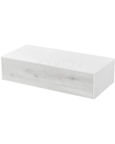 Тумба белый глянец/ольха наварра 99,7 см Акватон Сакура 1A234803SKW80