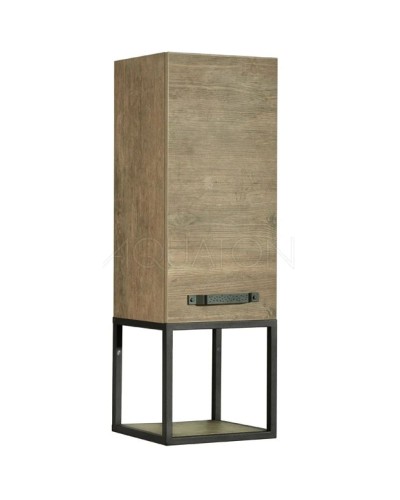 Тумба дуб кантри/черный 34 см Акватон Лофт Фабрик 1A242703LTDY0