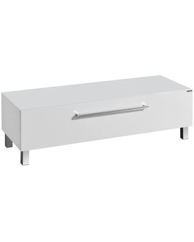 Тумба белый глянец 119,8 см Акватон Мадрид 1A168803MA010