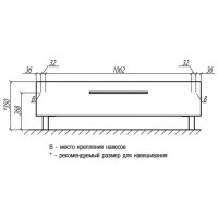 Тумба белый глянец 119,8 см Акватон Мадрид 1A168803MA010