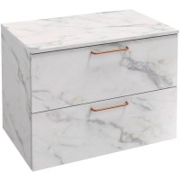 Комод белый мрамор 80 см Jacob Delafon Odeon Rive Gauche EB2548-R7-NR4