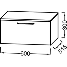 Тумба квебекский дуб Jacob Delafon Odeon Rive Gauche EB2537-R5-E10