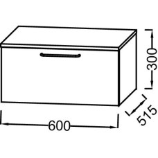 Тумба квебекский дуб Jacob Delafon Odeon Rive Gauche EB2537-R5-E10
