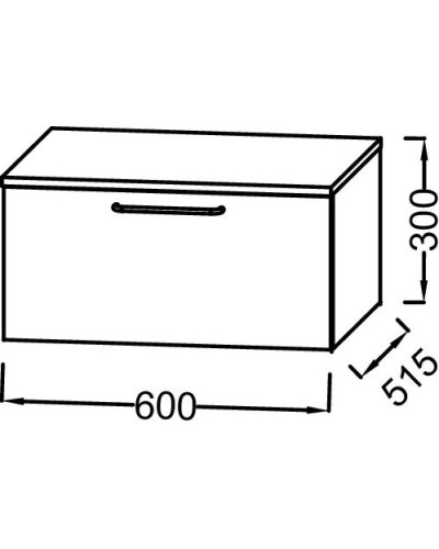 Тумба квебекский дуб Jacob Delafon Odeon Rive Gauche EB2537-R5-E10